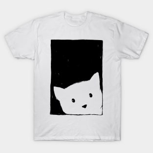 Cat Looking Out a Window T-Shirt